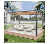Transparent Tarp Waterproof Outdoor Gazebo Shed Waterproof Clear TarpSuitable for Gardens, Outdoor use, Camping Mats, Shelters, Fishing, Blankets, Plant Shelters, and Awnings MYJIO(1.5x3m/4.92x9.84ft)
