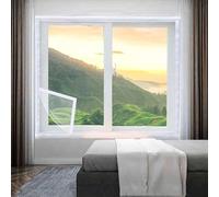 Transparent Thermal Insulated Curtain,Window Insulation Kit,Anti-Tearing EVA Winter Warm Cold and Windproof Insulating Film,Patio Door ,Easy to Install,Customized Size(160x160cm(63x63in))
