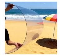 Transparent Thermal Insulation Daylight Panels PC Transparent Durable Panel Suitable for DIY Projects and Window Glass Replacement(0.6x6m/1.97x19.68ft)