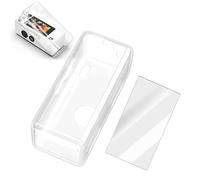 Transparent TPU Case for Kodak Charmera Keychain Camera with Screen Protector, Protective Cover with Precise Cutouts for Kodak Charmera (Case and film)