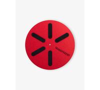 Transparent Transparent Turntable Slip Mat Red