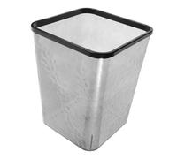 Transparent Trash Can with Flip Lid Decorative Waste Bin for Bathroom Kitchen Bedroom and Office Stylish Multiroom Use Design for Efficient Waste Management Contemporary Look Home
