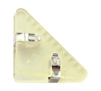 Transparent Triangle Corner Shelf for 50 Sheets Book Pages Bookbinding Holder for Students Teachers File Folder Stand (A, 5 x 4 x 4 cm)