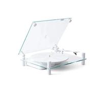 Transparent Turntable Record Player White
