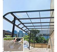 Transparent UVResistant Polycarbonate Covering Panel EasyCut for Greenhouses & Gazebos Durable 2x26.2ft (60x800cm) Lastre di Copertura.