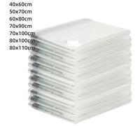 Transparent Vacuum Bag Folding Compressed Space Saving Transparent Vacuum Suitable for Home and Storage This Bag is and 60 for Clothes (60x80cm)