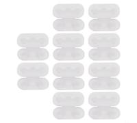 Transparent Vertical Blinds Chain Connector, Clear Plastic Bead Buckle for Curtain Accessories Roman Shades and Table Lamp Pull Cords(10pcs)