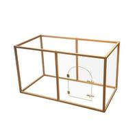 Transparent View Pet Enclosure With | Solid Wood, Indoor Dog Kennel, Furniture, for Apartments, Small Dogs