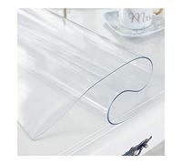 Transparent Vinyl Floor Protector Mat 3-Ply Heavy-Duty Chair Mat for Home & Office Oil-Proof for Parquet & Kitchen Tables 100x150cm (1.5mm Thick)