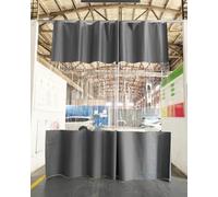 Transparent Vinyl Garage Partition Curtain - Insulating Room Divider for Workshop Garage & Pergola (W 4.5 x H 4m) - Durable & Noise Reduction for Enhanced Comfort