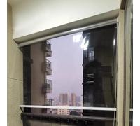 Transparent Vinyl Roller Shade Blind Rainproof Curtain,Home and Kitchen Decoration,Easy to Clean Outdoor Partitions Shades Window Blinds for Exterior Patio Gazebo (W100xH150cm)