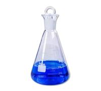 Transparent Volumetric Flask Stoppered Triangular Flask Made Of High Borosilicate Glass Standard 19/24/29#(50ml Joint 19)