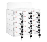 Transparent Wall Phone Storage with Locks & Keys Ideal for Schools Offices & Public Spaces Enhance & Secure Your Devices with Stylish Protection