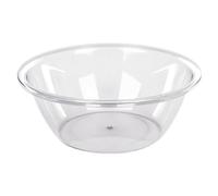 Transparent Wash Basin Thickened PET Durable Large Capacity Multifunctional Round Clear Dish Tub for Home Kitchen Bathroom Plastic (Medium)