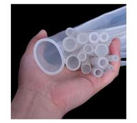 Transparent Water Pipes， Clear Flexible Soft Rubber Translucent Hose, Tube, Silicone Pipe, 1/2/3/4/5/6/7/8/9/10/12/25mm Flexible Water Pipe(1M 4x7mm)