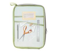 Transparent Waterproof Bag - Transparent Case with Large Capacity, Zipper, Carry Handle, Durable PVC Folder for A4 Documents Office School Travel Safe