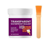 Transparent Waterproof Coating - 100g Invisible Adhesive, Anti-Leakage Weatherproof Cream, High Strength Crack Sealing Paste, Liquid Insulation Membrane | Clear Repairing Agent for Shower Floor Roof