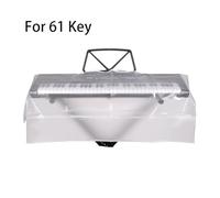 Transparent Waterproof Dust Cover for 61 Key and 88 Key Electronic Keyboards, PEVA Material, Foldable Storage