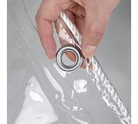 Transparent Waterproof Garden Furniture CoverLightweight Plastic Outdoor Protection for Balconies Plants and PatioDurable with Eyelets for Secure Fitting