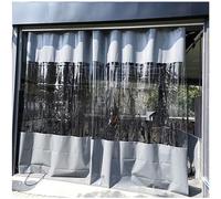 Transparent Waterproof Gazebo Side Curtains for Patio & Pergola, Clear Tarps with Grommets, 3x2.2m Outdoor Privacy Panels, Weatherproof Screen for Porch Enclosure