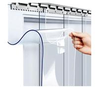 Transparent Waterproof Plastic Strip CurtainEasy Install Room Divider for Bedrooms Bathrooms Kitchens 1m x 0.05" Versatile & Durable Partition Solution