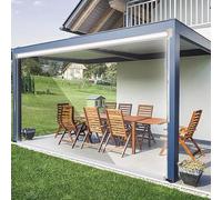 Transparent Waterproof PVC Roller Shades Outdoor Clear Roll Up Blinds Dust Proof Pergola Curtains Easy Installation Custom Size 135x220cm Ideal for Bathrooms & Patios.