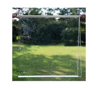 Transparent Waterproof Roll Up Roller Blind, Rain-Resint Side Pull e for Kitchen & Bathroom, Adjuble Width 70-160 cm, Premium Quali Privacy Solut, W90*H100 cm