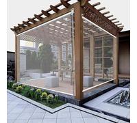 Transparent Waterproof Roller Blinds - C PVC es for Patios Rainproof Window Coverings Roll-Up Blinds for Home & Recept (120x200cm)