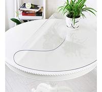 Transparent Waterproof Table Protector for Glass Chairs, Round & Rectangular, Various Sizes (80 cm Diameter) - Elegant & Functional Surface Protection