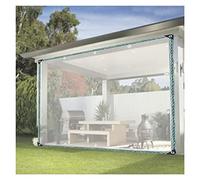 Transparent Waterproof Tarpaulin Cover with Eyelets, Durable Plastic Protection for Cars, Patios, and Gazebos - Perfect Size 4.92x6.56ft (1.5x2m)