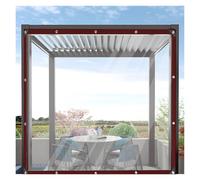 Transparent Waterproof Tarpaulin Sheet for Outdoor Gazebo Patio rgola Greenhouse Cover - Clear Tarp Curtains 2x7m (6.56x22.96ft) by