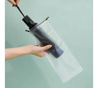 Transparent Waterproof Umbrella Bag with Drawstring - Wet Umbrella Cover & Travel Storage Pouch for Folding Umbrellas