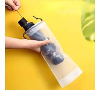 Transparent Waterproof Umbrella Bag with Drawstring - Wet Umbrella Cover & Travel Storage Pouch for Folding Umbrellas