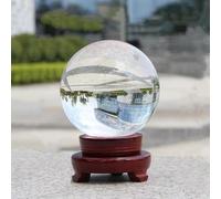 Transparent White Crystal Ball Town House Ornaments Living Room Office Photography Props Transfer Decorative,90mm