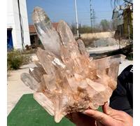 Transparent White Quartz Crystal specimens, Ornaments, Gifts Home Decor(400-450g)