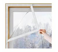 Transparent Window Film Heat Insulation Barrier Winter Window Insulation Solution Cold-Proof Kit Winter Protection Kit to Block The Biting Cold(120x180cm(47x71"))