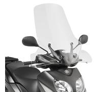 Transparent Windshield with Handguards GIVI D2102ST for MBK Oceo, Yamaha Xenter