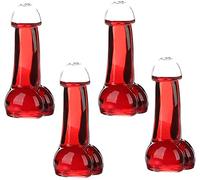 Transparent Wine Glass,Creative Juice Beer Cocktail Glasses Cup,Novel Shaped Crystal Glasses Shot Cup,Funny Shaped Glasses Cup Cocktail Glasses Cup Set Clear Drinking Cups for Whiskey (B, One Size)