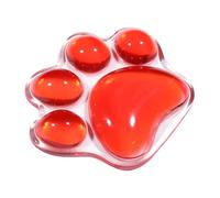 Transparent Wrist Rest Cushion - Cat Paw Shape Gel Pad for Discomfort Relief Soft Mouse Wrist Support | Home Office Zone, School Study Corner, Area