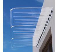 Transparentning for Balcony Door m Rain Shelter Canopy Invisible Window Cover Veranda e Waterproof Door Canopy (50x200cm/20x79)