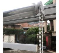 TransparentRoller Shade WaterproofCurtain for GardenBalcony Insulation Dustproof Rainproof Easy to Install