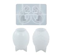 Transparents Dragons Mold Flexible Epoxy Plaster Eggs Silicone Nonstick Easter Silicone Ornament Night Light Molds for Resin