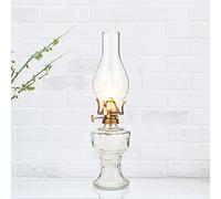 TRANSPLANT 32cm Glass Kerosene Lamp Oil Lamp Glass Classic Retro Home Decoration Lamp Wedding Festival Decoration Oil Lamp Large Capacity