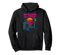 Transplant My Scars Tell a Story Vintage Mens Surgery Patien Pullover Hoodie