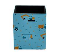 Transport Car Excavator Truck Digger Crane Bagger Mix Lorry Pen Pencil Holder for Desk, Desk Pen Organizer Desktop Supplies and Accessories for Women Girls, Pen Cup Pencil Caddy for Office Home