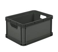 keeeper Strong Transport Box, Acid-Resistant and Food Safe, 40x30x22 cm, 20 Litre, Robert, Graphite Grey