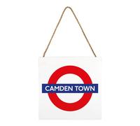 Transport For London Camden Town Wooden Block White/red/blue (2.7Cm X 20Cm X 20Cm)
