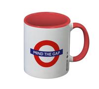 Transport For London Mind The Gap Inner Two Tone Mug White/red (One Size)