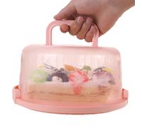 Transport of cake carriers - Transparent dome-shaped plastic holder with handle design, reusable, airtight storage container for desserts, safe serving accessories for bakers