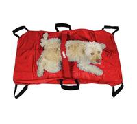 Transport Stretcher for Dogs, Animal Emergency Transport Carrier with Safety Strap,Pet Stretcher Size: 47 L X 29 W inches Veterinary Rescue Stretcher(Red)